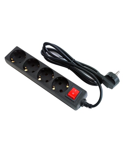 SP4B-218. Сетевой фильтр 4 розетки, 1,8м черный. 5bites в Орле