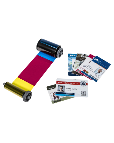 ASOL-YMCKO250. Лента полноцветная с черной панелью и оверлеем (YMCKO) с чистящим роликом. Advent SOLID в Орле