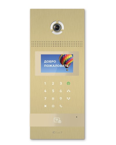 AA-12FB GOLD. Вызывная панель подъездного IP-домофона. BAS-IP в Орле