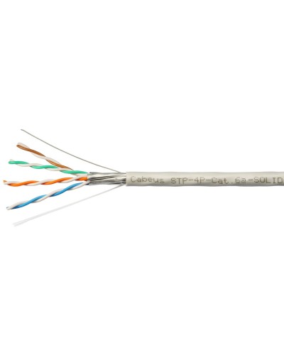 STP-4P-Cat.6a-SOLID-IN-PVC (7196c). Кабель «витая пара» (LAN) для структурированных систем связи. CABEUS в Орле