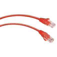 PC-UTP-RJ45-Cat.5e-0.3m-RD-LSZH (9511c), красный. Патч-корд медный. CABEUS