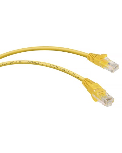 PC-UTP-RJ45-Cat.5e-0.5m-YL-LSZH (9496c), желтый. Патч-корд медный. CABEUS в Орле