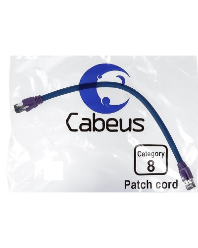 PC-SSTP-RJ45-Cat.8-5m-LSZH (9705c), серый. Патч-корд медный. CABEUS в Орле