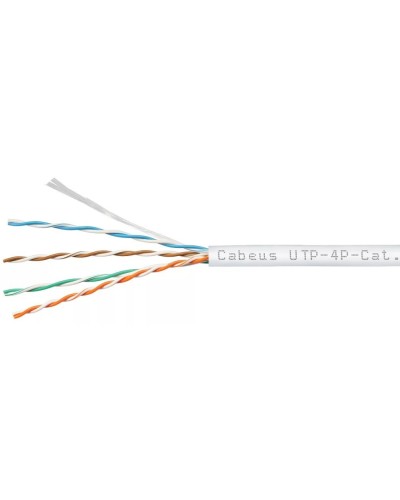 UTP-4P-Cat.5e-SOLID-LSZH-GY (9776c). Кабель «витая пара» (LAN) для структурированных систем связи. CABEUS в Орле