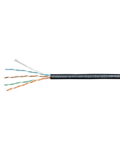 UTP-4P-Cat.5e-SOLID-LSZH-BK (9781c). Кабель «витая пара» (LAN) для структурированных систем связи. CABEUS в Орле