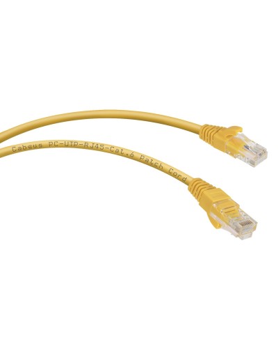 PC-UTP-RJ45-Cat.6-2m-YL (8707c), желтый. Патч-корд медный. CABEUS в Орле