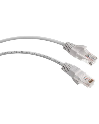 PC-UTP-RJ45-Cat.5e-3m-LSZH (8866c), серый. Патч-корд медный. CABEUS в Орле