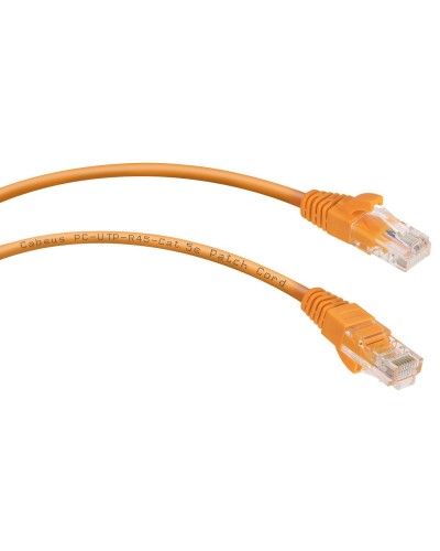 PC-UTP-RJ45-Cat.5e-2m-OR-LSZH (9523c), оранжевый. Патч-корд медный. CABEUS в Орле