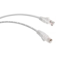 PC-UTP-RJ45-Cat.5e-0.3m-WH-LSZH (9487c), белый. Патч-корд медный. CABEUS