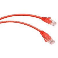 PC-UTP-RJ45-Cat.5e-3m-RD-LSZH (9516c), красный. Патч-корд медный. CABEUS