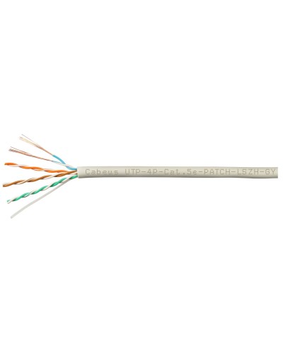 UTP-4P-Cat.5e-SOLID-GY-LIGHT (9995c). Кабель «витая пара» (LAN) для структурированных систем связи. CABEUS в Орле