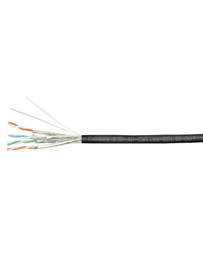 STP-4P-Cat.6a-SOLID-OUT-LSZH-UV (7198c). Кабель «витая пара» (LAN) для структурированных систем связи. CABEUS в Орле
