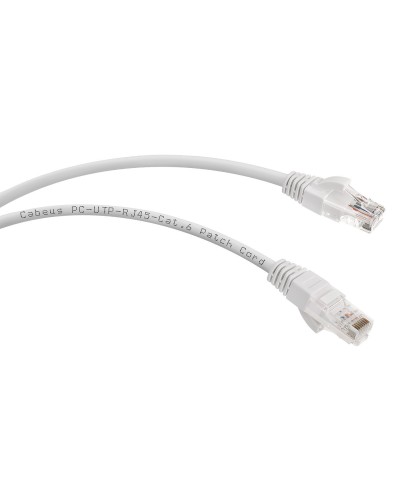PC-UTP-RJ45-Cat.6-2m-WH (8672c), белый. Патч-корд медный. CABEUS в Орле