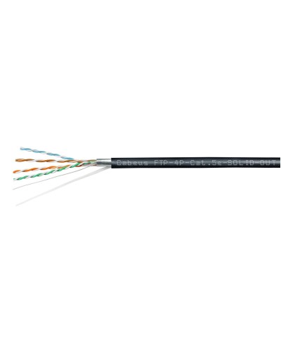 FTP-4P-Cat.5e-SOLID-OUT-LSZH-UV (7176c). Кабель «витая пара» (LAN) для структурированных систем связи. CABEUS в Орле