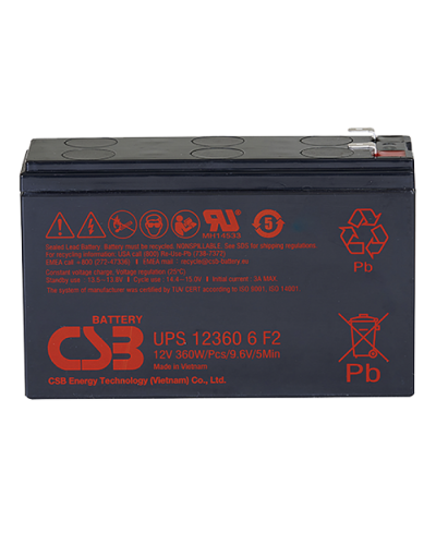 CSB UPS 123606. Аккумулятор герметичный свинцово-кислотный. CSB в Орле