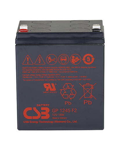 CSB GP 1245(16W) F2. Аккумулятор герметичный свинцово-кислотный. CSB в Орле