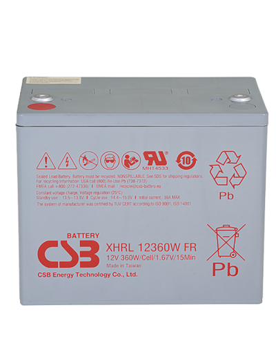 CSB XHRL 12360W FR. Аккумулятор герметичный свинцово-кислотный. CSB в Орле