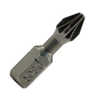 Биты Pz2x25 мм, Torsion, C 6,3 (10шт) (D-T-PZ02-025-010): Биты фрезерованные