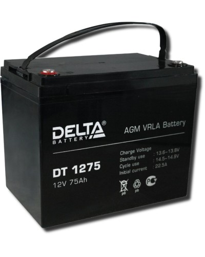 Delta DT 1275. Аккумулятор герметичный свинцово-кислотный. Delta в Орле