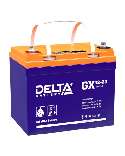 Delta GX 12-33. Аккумулятор герметичный свинцово-кислотный. Delta в Орле