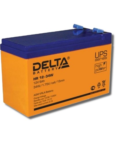 Delta HR 12-34 W. Аккумулятор герметичный свинцово-кислотный. Delta в Орле