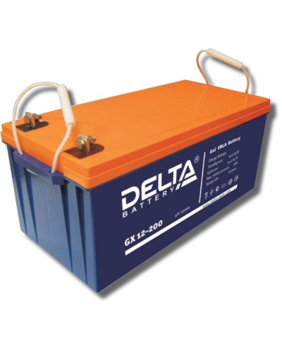 Delta GX 12-200. Аккумулятор герметичный свинцово-кислотный. Delta в Орле