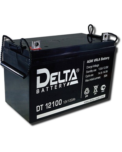 Delta DT 12100. Аккумулятор герметичный свинцово-кислотный. Delta в Орле