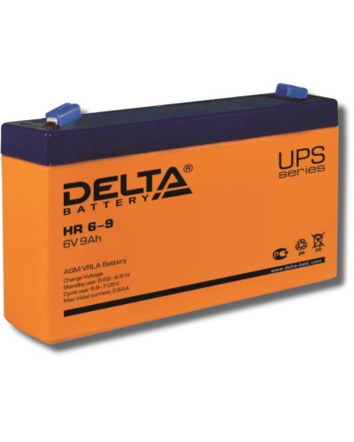 Delta HR 6-9. Аккумулятор герметичный свинцово-кислотный. Delta в Орле