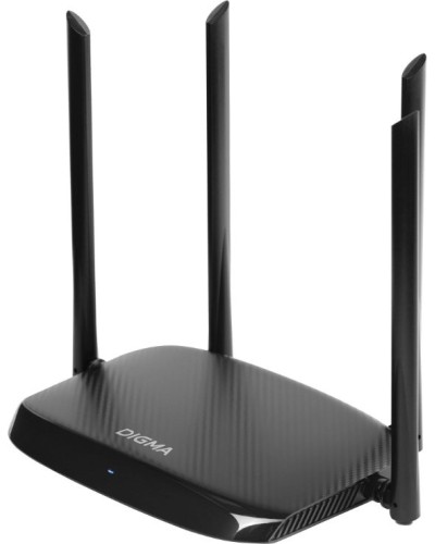 DWR-AC1202 AC1200 10/100/1000BASE-TX черный. Роутер беспроводной. Digma в Орле