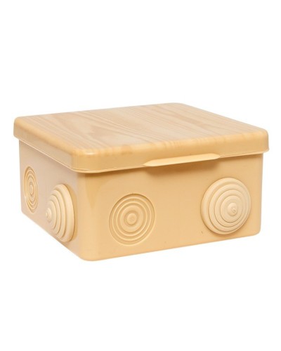 КМР-030-014 с крышкой (100х100х55) светлое дерево IP54 (plc-kmr-030-014-s). Коробка распределительная. EKF в Орле