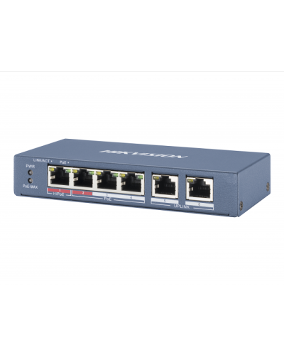 DS-3E0106HP-E. Коммутатор с питанием POE. Hikvision в Орле