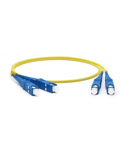 FC-D2-9-SC/UR-SC/UR-H-3M-LSZH-YL. Патч-корд волоконно-оптический одномодовый. Hyperline в Орле