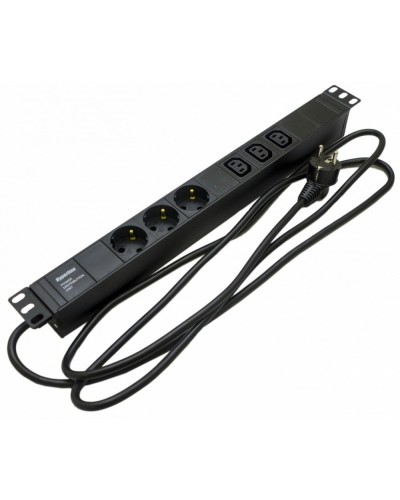 SHE19-3SH-3IEC-2.5EU. Блок розеток 19. Hyperline в Орле