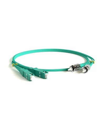 FC-D2-503-SC/PR-ST/PR-H-5M-LSZH-AQ. Патч-корд волоконно-оптический многомодовый. Hyperline в Орле
