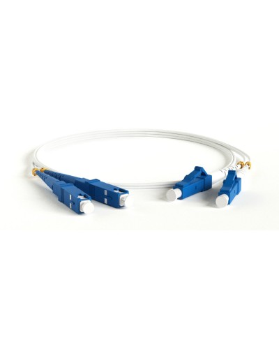 FC-D2-9A1-LC/UR-SC/UR-H-3M-LSZH-WH. Патч-корд волоконно-оптический LC-SC. Hyperline в Орле