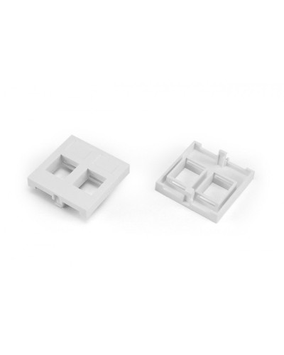 SIP2-2N-M45-45. Вставка 45x45 (аналог Mosaic) для 2х модулей формата Keystone Jack. Hyperline в Орле