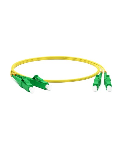 FC-D2-9-LC/AR-LC/AR-H-3M-LSZH-YL. Патч-корд волоконно-оптический одномодовый. Hyperline в Орле
