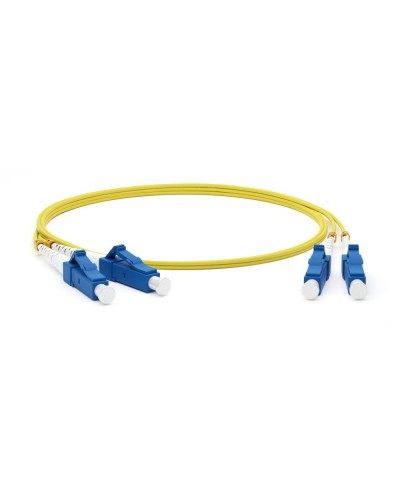 FC-D2-9-LC/UR-LC/UR-H-15M-LSZH-YL. Патч-корд волоконно-оптический одномодовый. Hyperline в Орле