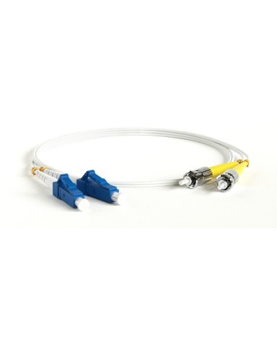FC-D2-9A1-LC/UR-ST/UR-H-1M-LSZH-WH. Патч-корд волоконно-оптический ST-LC. Hyperline в Орле