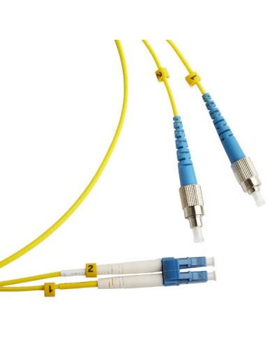 FC-D2-9-FC/UR-LC/UR-H-3M-LSZH-YL. Патч-корд волоконно-оптический FC/UPC-LC/UPC. Hyperline в Орле