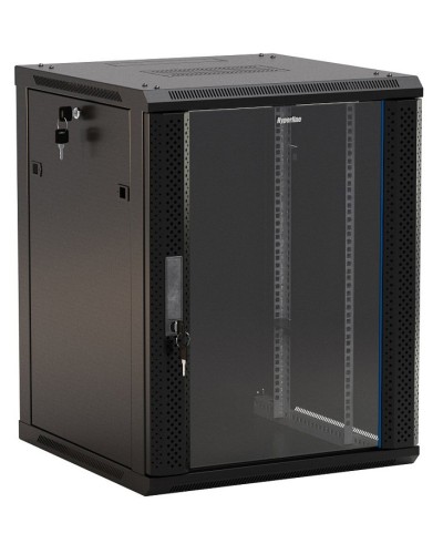 TWB-0966-GP-RAL9004. Шкаф телекоммуникационный 19 настенный 9U. Hyperline в Орле