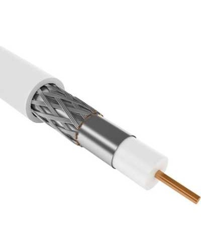 GENERICA RG6 CCS 75Ом FPE PVC белый (CC1-R6F1-111-300-G). Кабель коаксиальный омедненный. IEK в Орле