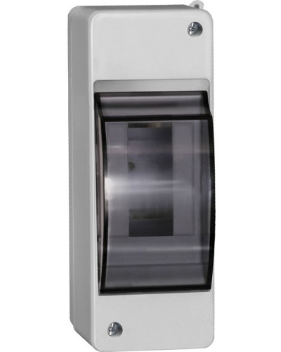 Корпус пластиковый КМПн 2/2 IP30 белый KREPTA 3 (MKP42-N-02-30-20). Щиток модульный с прозрачной дверцей, настенный. IEK в Орле