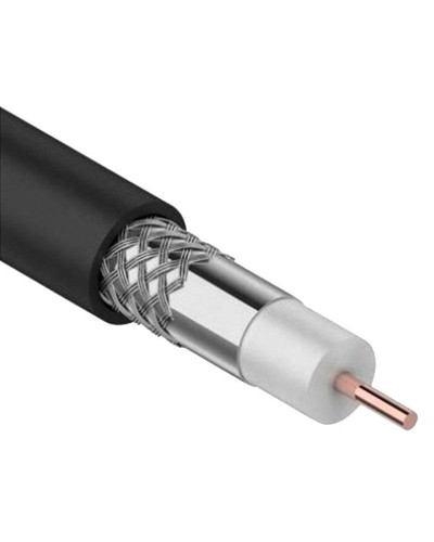 GENERICA RG59 CCS 75Ом FPE PVC белый (CC1-R5F1-111-100-G). Кабель коаксиальный омедненный. IEK в Орле
