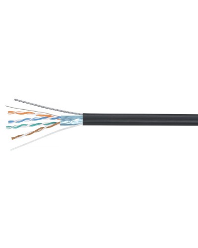 GENERICA F/UTP кат. 5E 100МГц 4 пары LDPE OUTDOOR трос 1,2мм черный (BC3-C5E04-359-305-G). Кабель «витая пара» (LAN) для структурированных систем связи. IEK в Орле