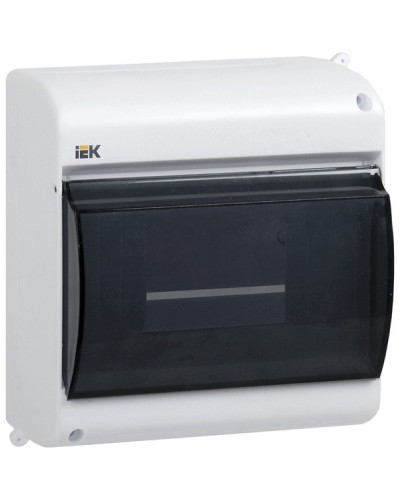 Корпус пластиковый КМПн 2/4 IP30 белый KREPTA 3 (MKP42-N-04-30-12). Щиток модульный с прозрачной дверцей, настенный. IEK в Орле