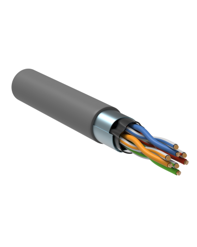 GENERICA F/UTP кат.5E 24AWG 4 пары PVC серый (BC1-C5E04-311-305-R-G). Кабель «витая пара» (LAN) для структурированных систем связи. IEK в Орле