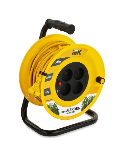 УК30 4 места, 30м (WKP23-06-04-30). Удлинитель на катушке Garden. IEK в Орле