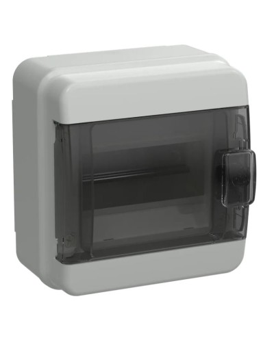 Корпус пластиковый КМПн-6 IP65 TEKFOR (TF5-KP72-N-06-65-K03-K02). Корпус модульный пластиковый черная прозрачная дверь. IEK в Орле