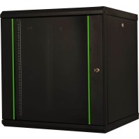 LN-PR12U6060-BL-111. Шкаф телекоммуникационный 19 настенный 12U. LANDE